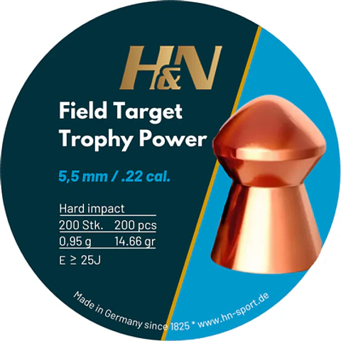 Postones H&N Barracuda Field Trophy Power 5.5 mm 14,66 gr 200 u.
