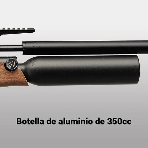 🎃 ¡Ofertas Halloween! Rifle PCP Snowpeak P35XB 5.5 mm Madera 350 cc + funda + postones