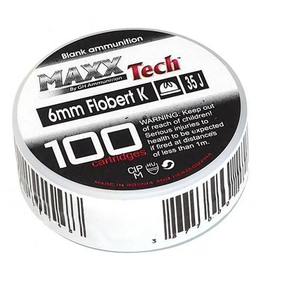Fogueo Maxxtech 6 mm / .22 LR 100 Unidades 2