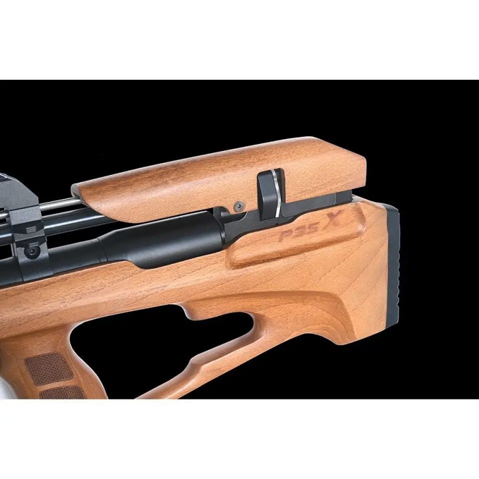 🚀¡Cyber!🚀 Rifle PCP Snowpeak P35XB 5.5 mm Madera 350 cc + funda + postones 5