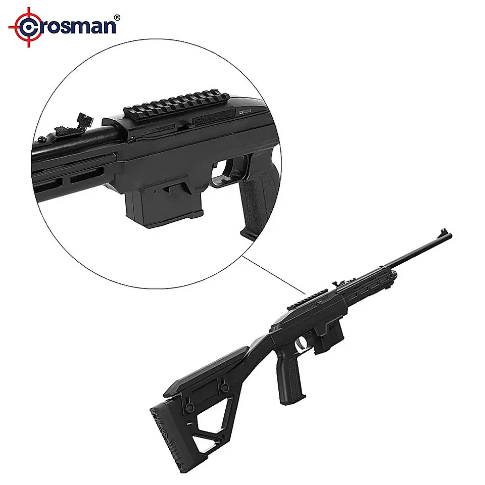 Rifle CO2 Crosman 1077 Tactical 4.5 3