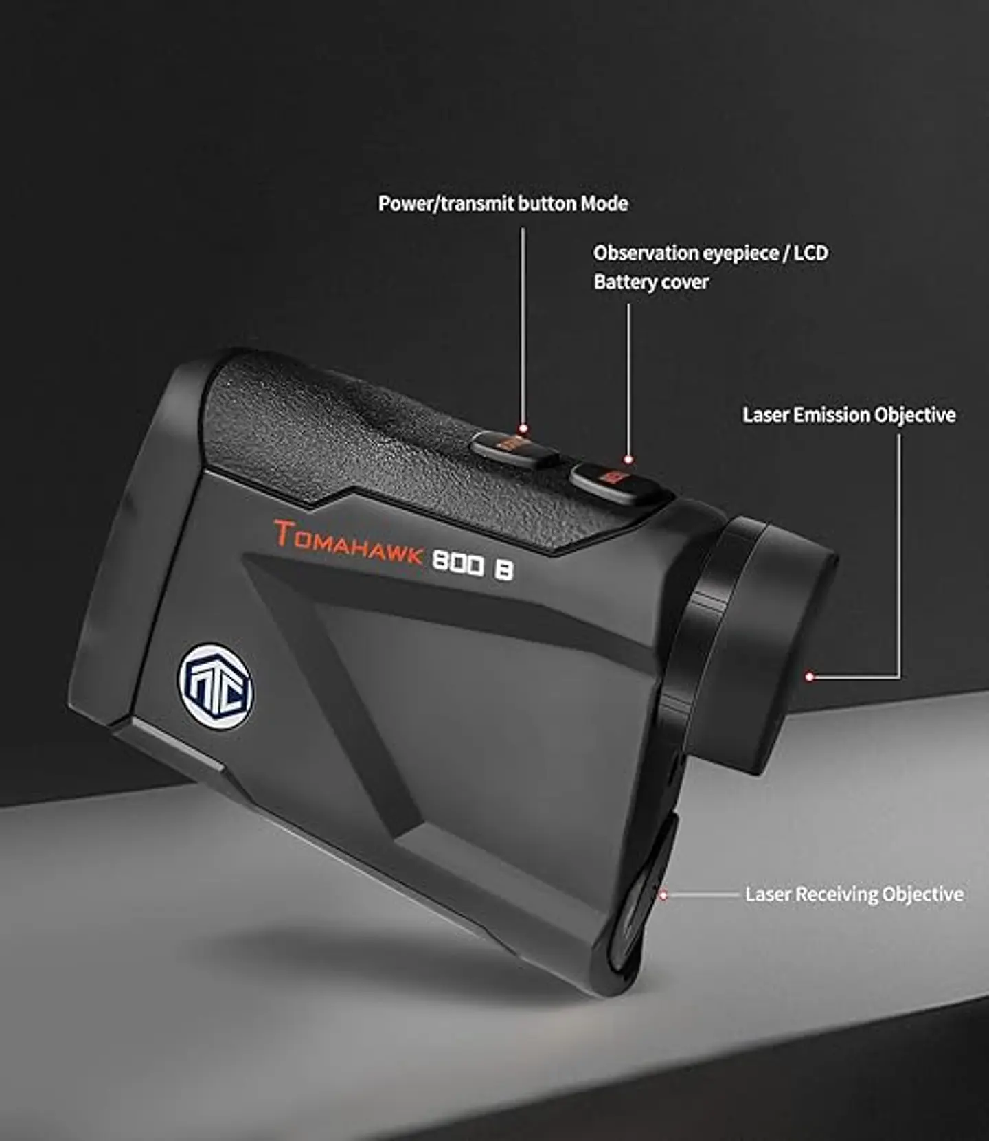 Telémetro Tomahawk Rangefinder láser HR-800 2