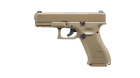 Pistola CO2 Umarex Glock 19X balín Coyote 4.5 mm