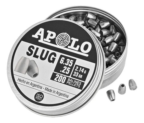 Slugs Apolo 6.35 mm 33 gr 200 u.