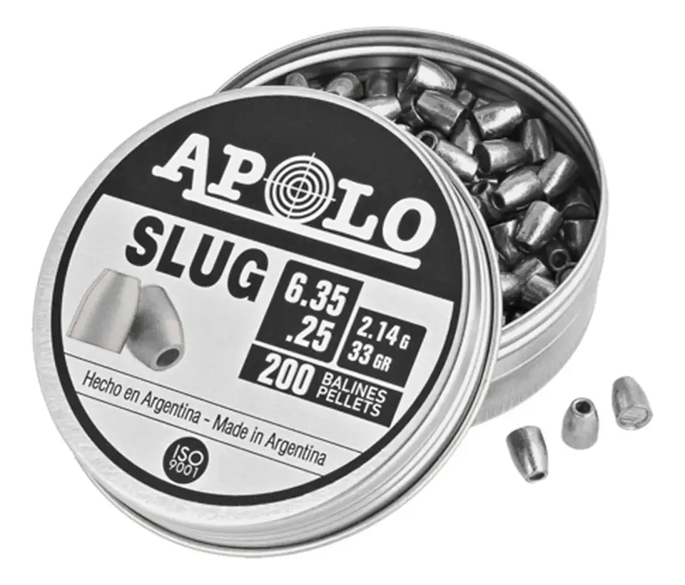 Slugs Apolo 6.35 mm 33 gr 200 u. 1