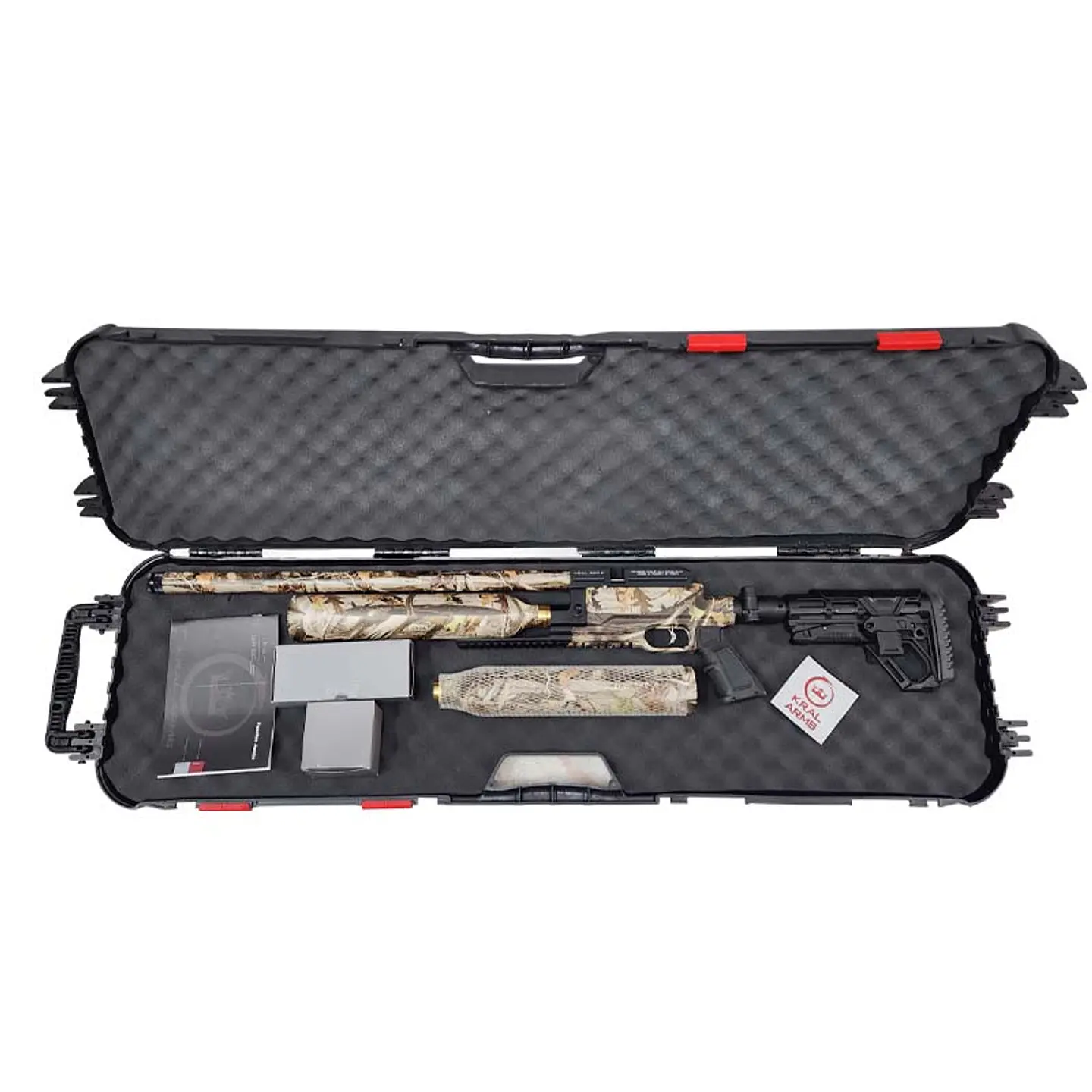 Rifle PCP Kral Jumbo Dazzle Camo 5,5 + Funda + Postones 2