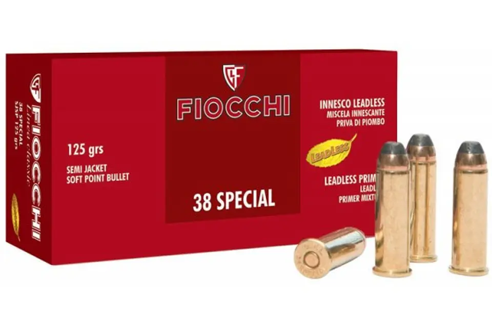 Munición Fiocchi .38 Special 158 gr #3A 1