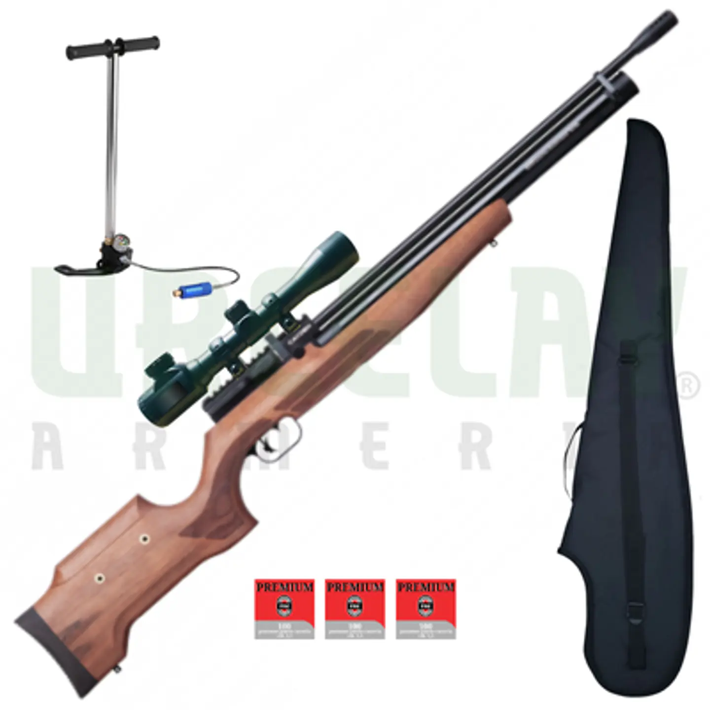Kit PCP Cayden 5,5 + Bombín + Mira + Funda + Postones 1