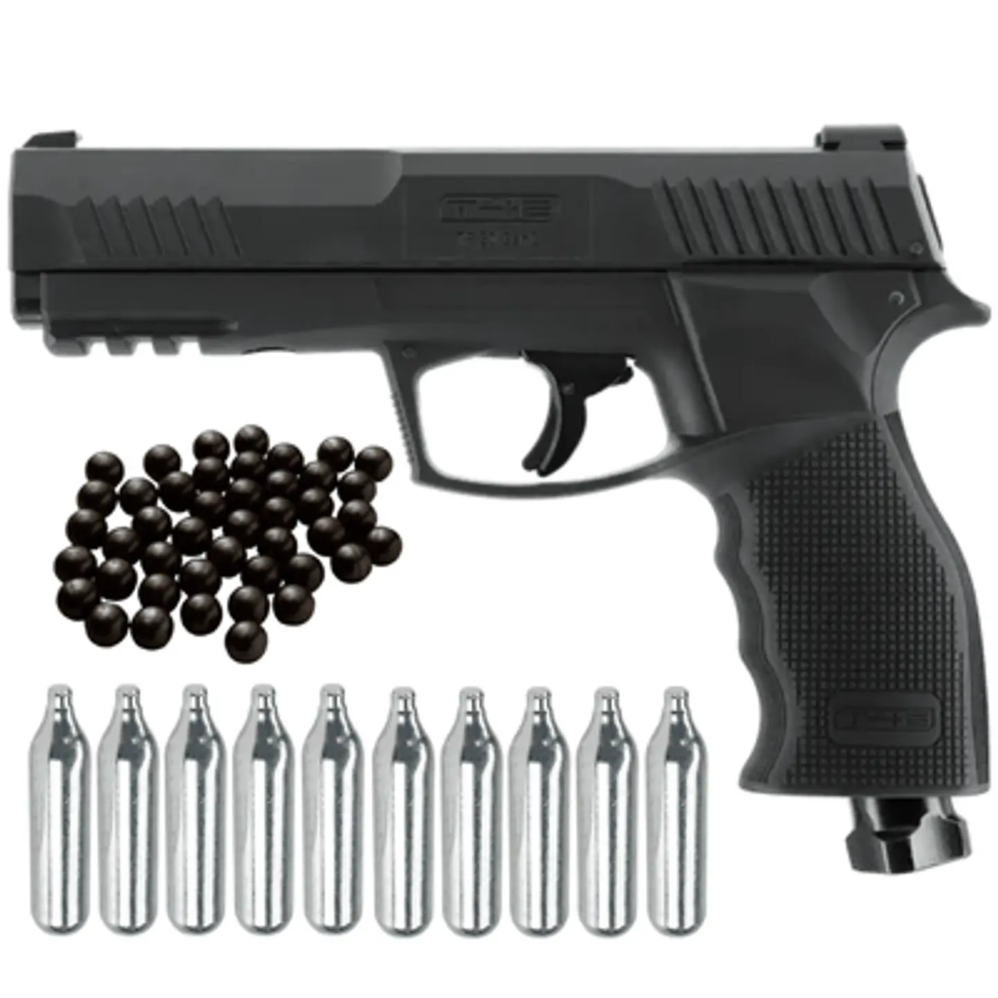 Combo Pistola traumática Umarex TP50 Gen2 Cal .50 1
