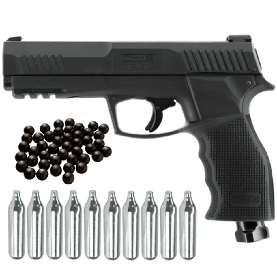 Combo Pistola traumática Umarex TP50 Gen2 Cal .50 1