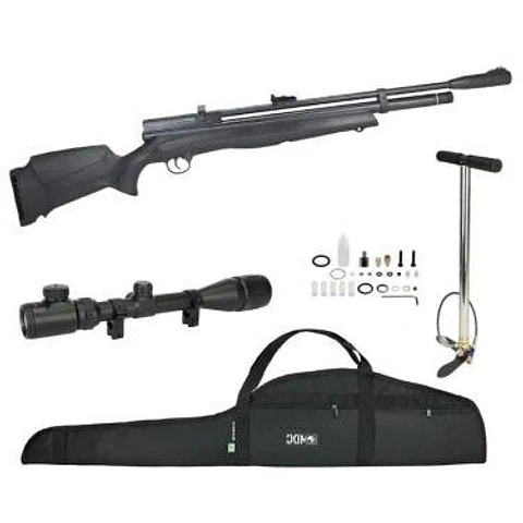 Combo T-REX carabina + bombín + mira + montura + funda + postones