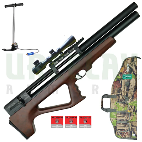Kit QM22 + Mira 3-9×40 AOE + Montura + Bombín + Funda