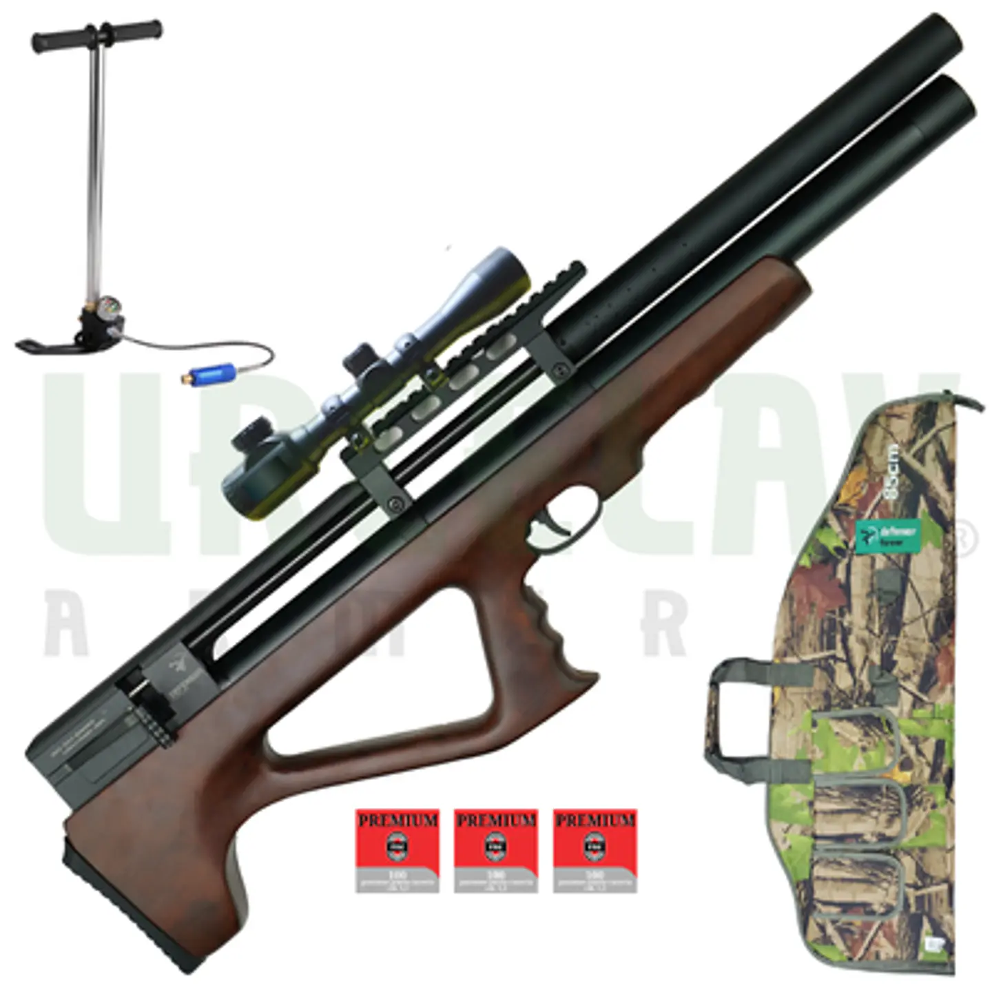 Kit QM22 + Mira 3-9×40 AOE + Montura + Bombín + Funda 1