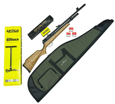 Kit Raider Cal. 5.5 Bombín + Mira 3-9×40 + Montura + Funda