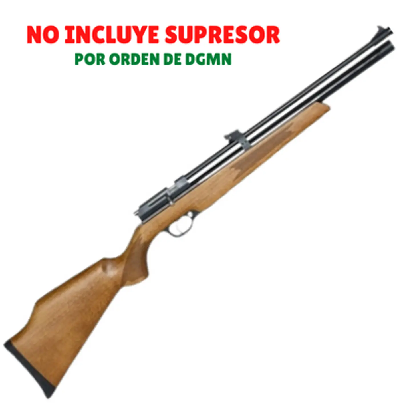 Rifle PCP PR900 Gen-2 Reg Madera s/supresor + Funda + Postones 1