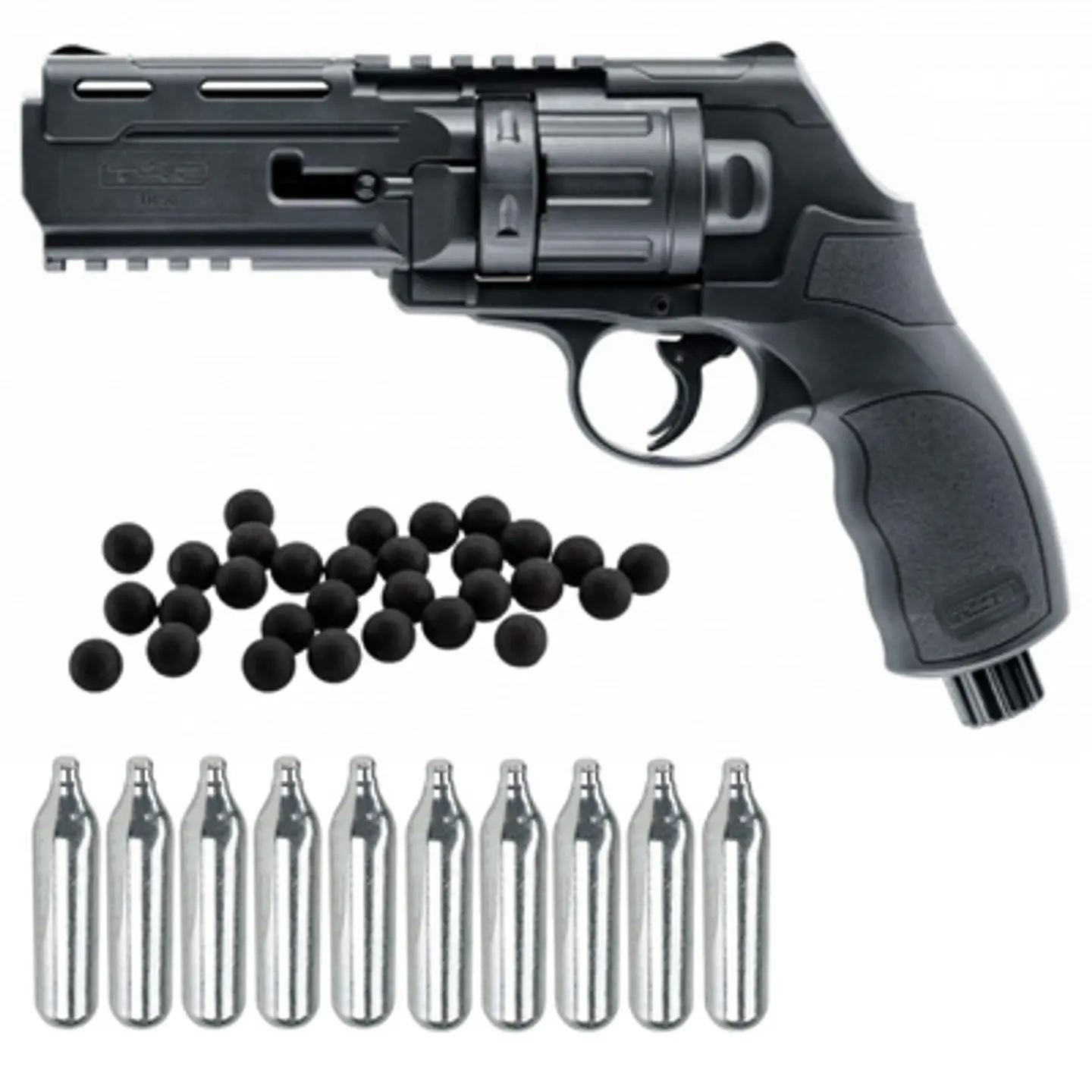COMBO REVOLVER TRAUMATICO HDR .50 + CO2 + MUN .50  1