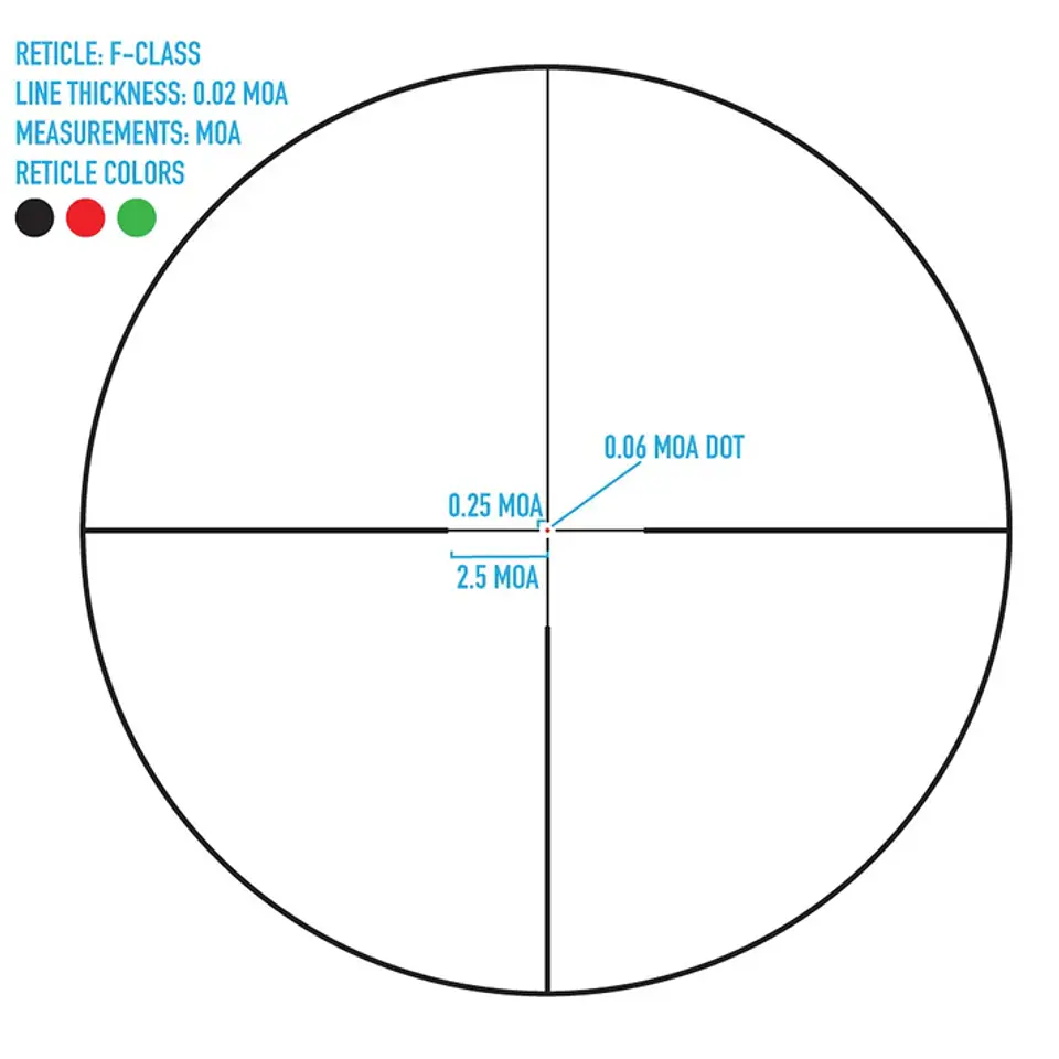 Mira Telescópica Sighmark Latitud 6.25-25X56 FTR #SM13042FTR_  4