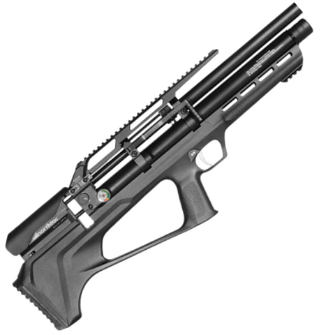 Rifle Pcp compacto tipo bullpup Northtac QILIN BP-C de 18“ 45cm 5.5 + Funda + Postones 
