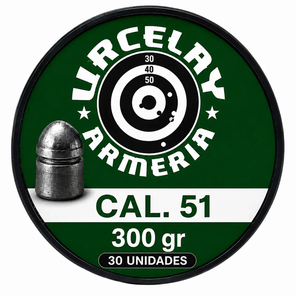 Slug URC cal .51 / 300 gr / 30 unidades 1