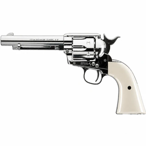 Revólver CO2 Umarex Colt SAA Nikel 4.5 mm