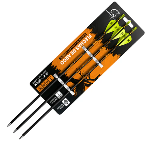 Set 3 unidades flecha fibra de carbono Ares