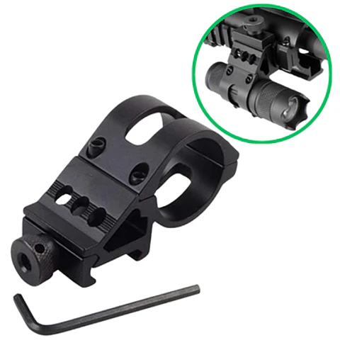 Montura para linterna tubo 30 riel picatinny 22 