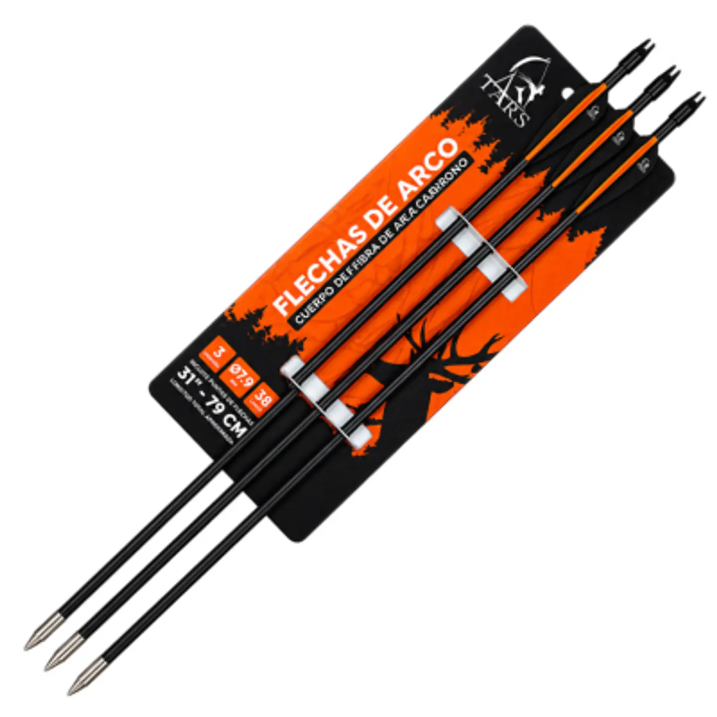Set 3 unidades flecha fibra de vidrio Ares 1