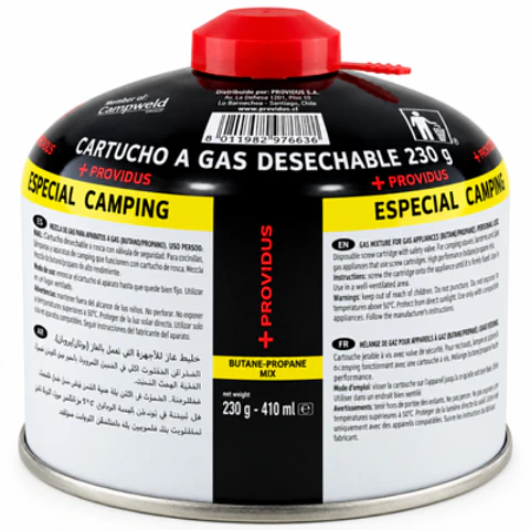 Gas 230g con Válvula Providus 