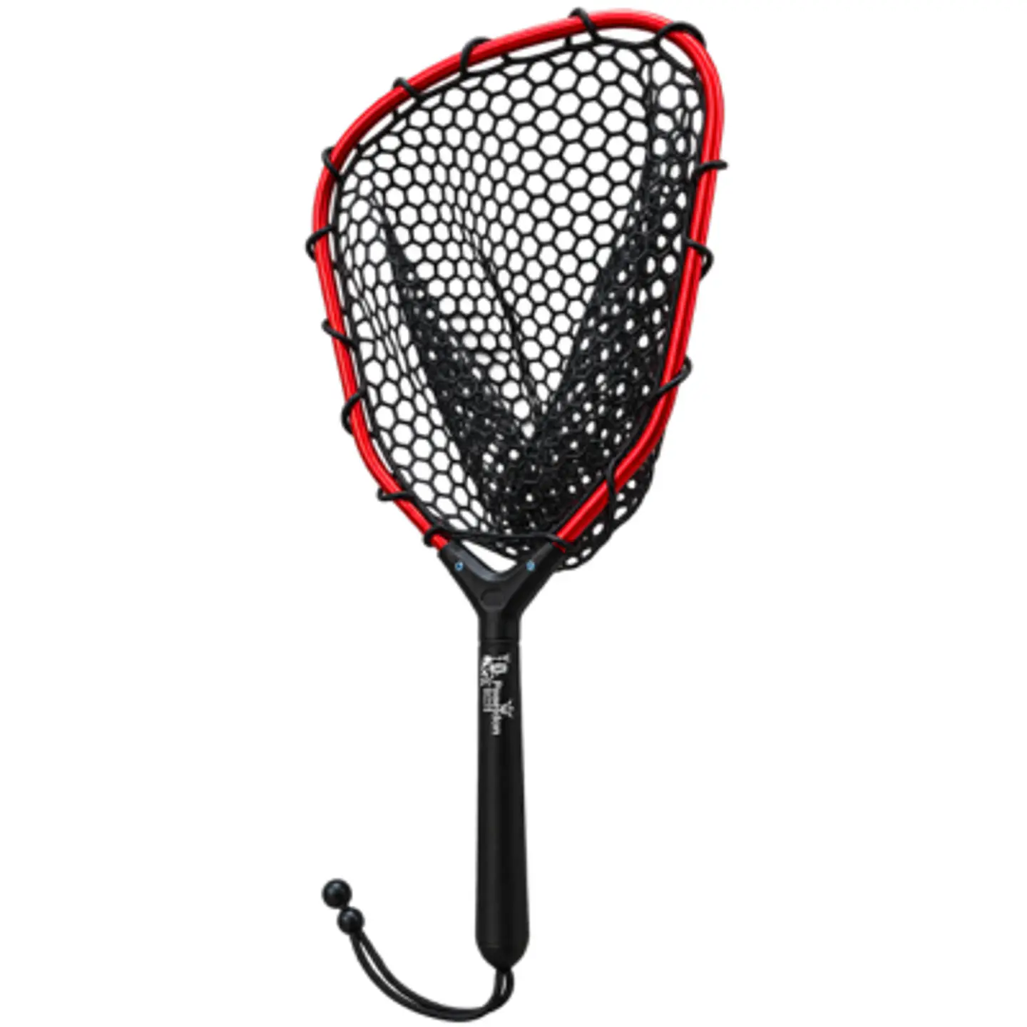 Chinguillo de Pesca Malla Silicona Negro con Rojo 2