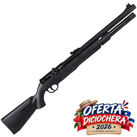 🎉 ¡OFERTAS DIECIOCHERAS! 🎉Rifle Jts Airstryke black carabina 5.5 + funda + postones