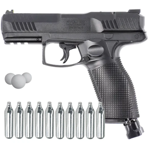 Kit Pistola Traumática Umarex TPX 50 Gen2 2.4087 - 19.9J + 10 co2 + 50 municiones de pvc