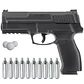 Kit Pistola Traumática Umarex Impax P68 2.4070-1 / 16J + 10 co2 + 25 municiones de pvc - Miniatura 2