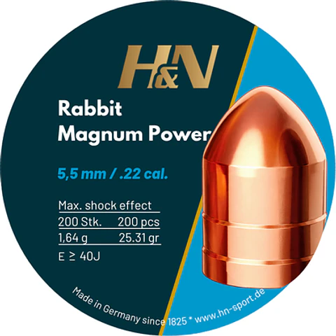 Poston H&N Rabbit Magnum Power 5,5 mm 25,31gr 200uni. 