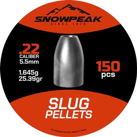 Slug Snowpeak 5,5 mm 25,39gr 150 unidades