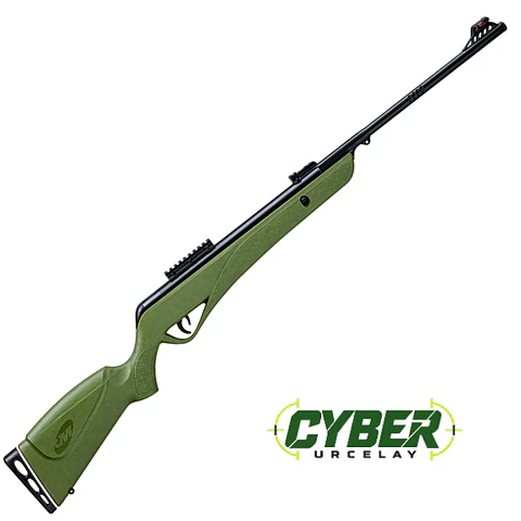 🚀¡Cyber!🚀 Rifle Nitro Pistón Magtech Jade Verde 5.5 mm + Funda + Postones