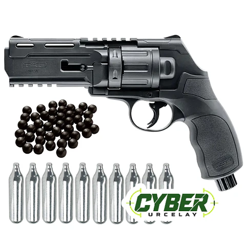 🚀¡Cyber!🚀 Kit Revolver Traumático HDR 11J - .50 + Co2 + Mun .50 + Balin