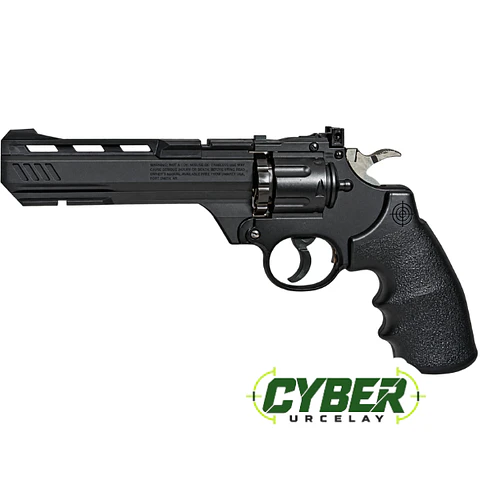 🚀¡Cyber!🚀 Revólver CO2 Crosman Vigilante Dual BB/Postón Cal. 4.5 mm