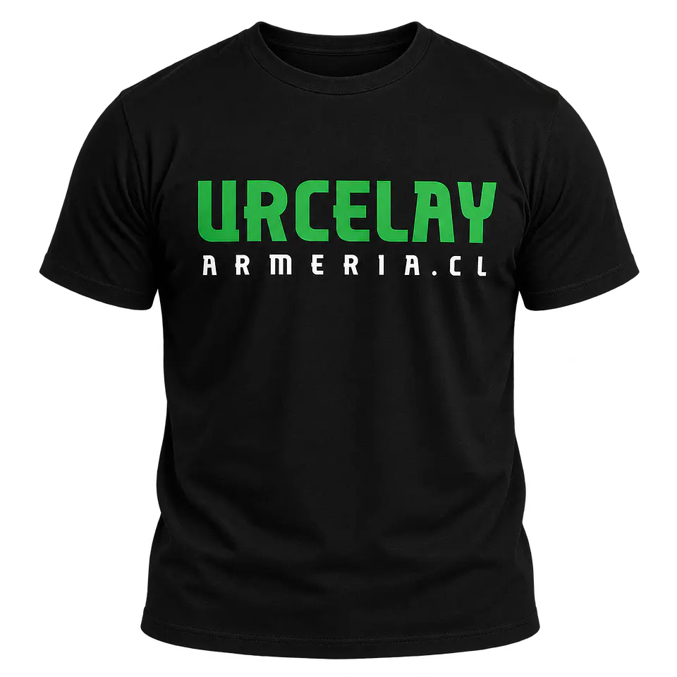 🚀¡Cyber!🚀 Polera Armería Urcelay – Negra | Talla M 3