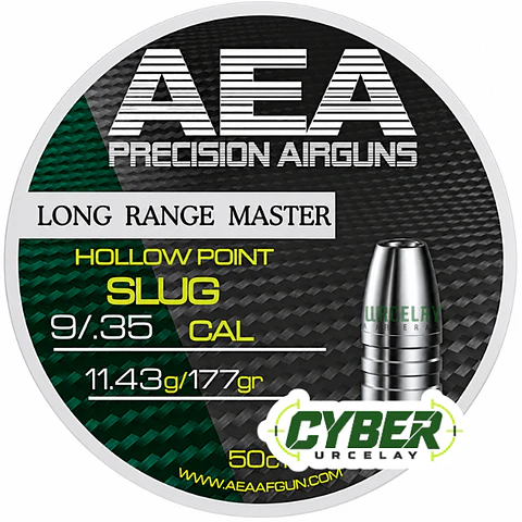 🚀¡Cyber!🚀 Lata Postón AEA Slug Cal. 35/9 mm 177 gr 50 Unid.