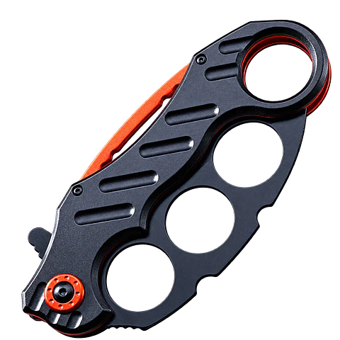 Cuchillo Táctico Ares tipo manopla NEGRO