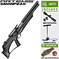 Kit T-Rex Artemis Bullpup 5.5 + bombin+ mira 3-9x40 + montura + funda + postones - Miniatura 1