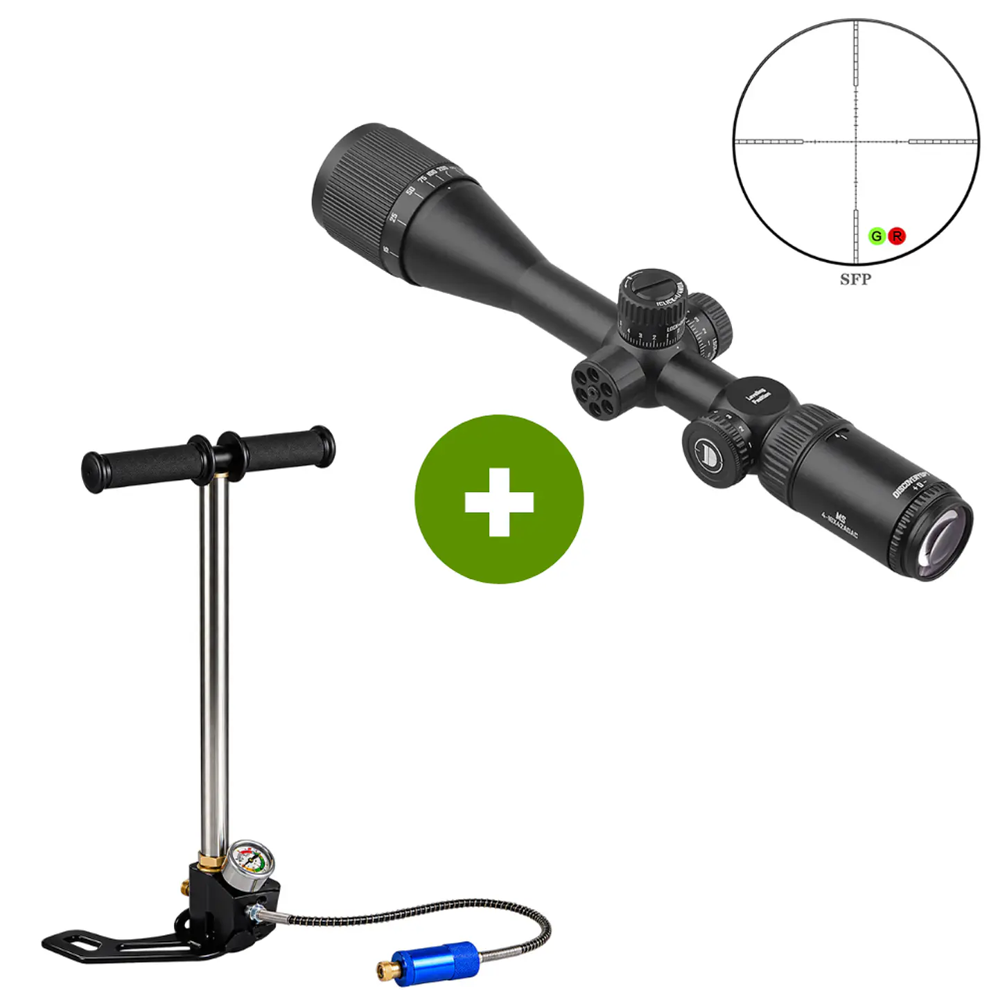 🎃 ¡Ofertas Halloween! Kit Bombín 3 etapas + Mira Telescópica Discovery 4-16X42 1