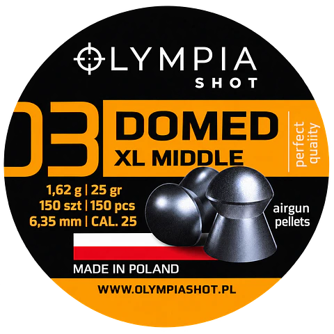 Poston Olympia Domed xl 6,35 - 25,39