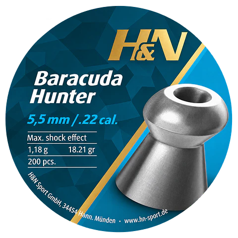 Postones H&N Baracuda Hunter 5.5 mm (200 Unidades)