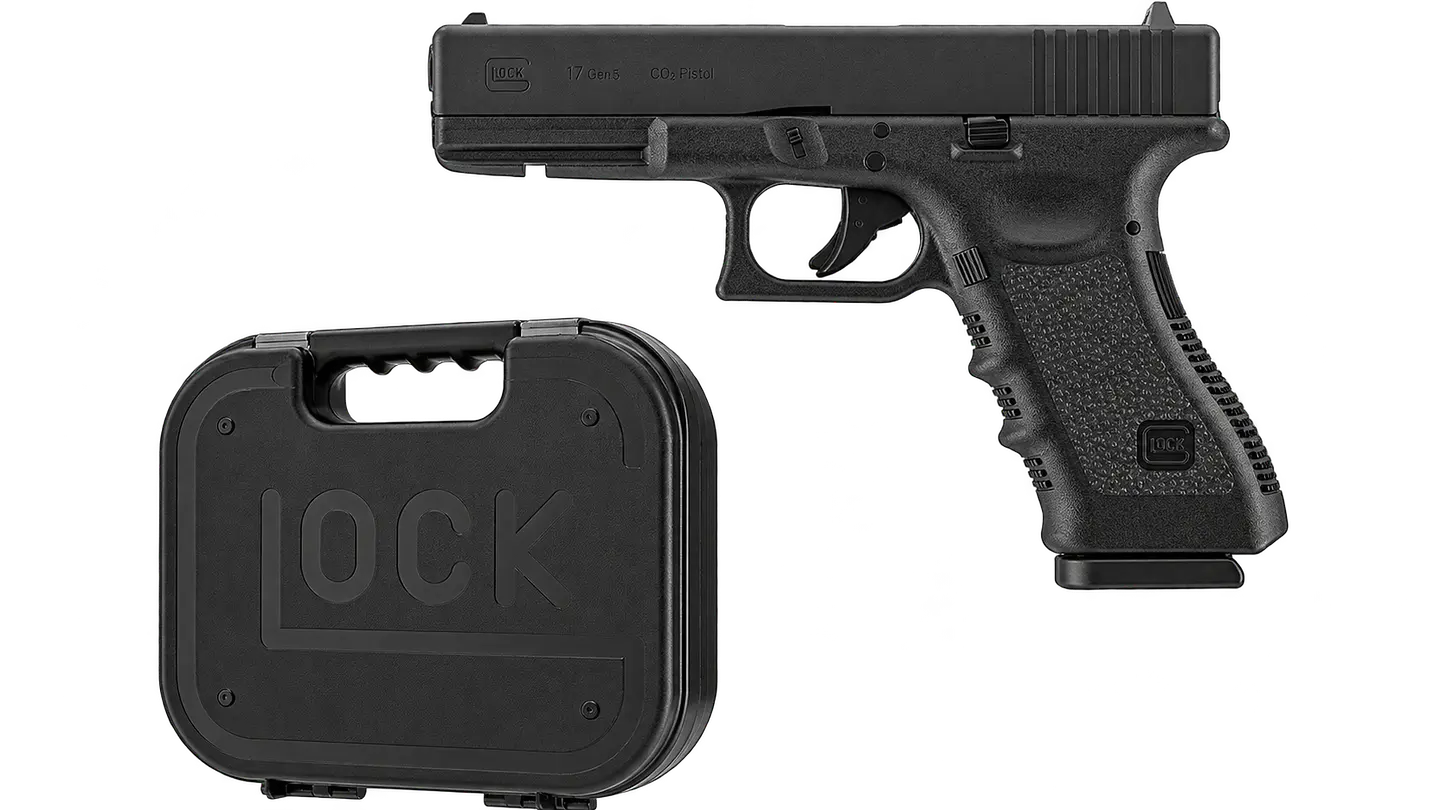 PISTOLA POSTON Y BALIN UMAREX GLOCK 17 3G 4,5 (LICENCIADA) CO2 #5.8365 DUAL 1