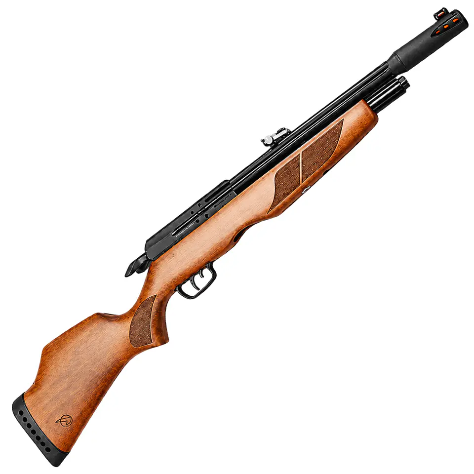 Rifle PCP Gamo Riser 5.5 Carabina Madera funda + postones 1