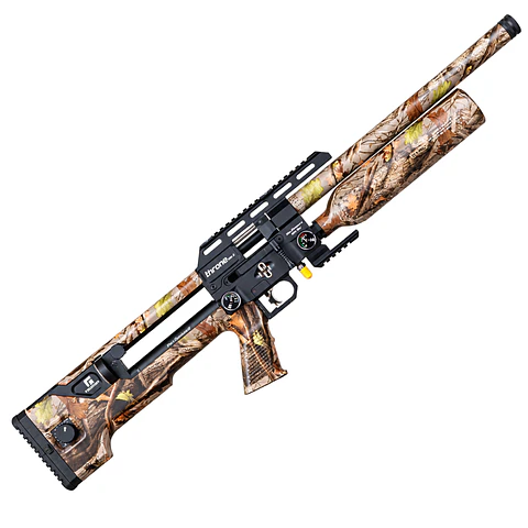 Rifle PCP Reximex Throne Gen2 Camo 5.5 mm + Funda + Postones / NO INCLUYE OPTICA