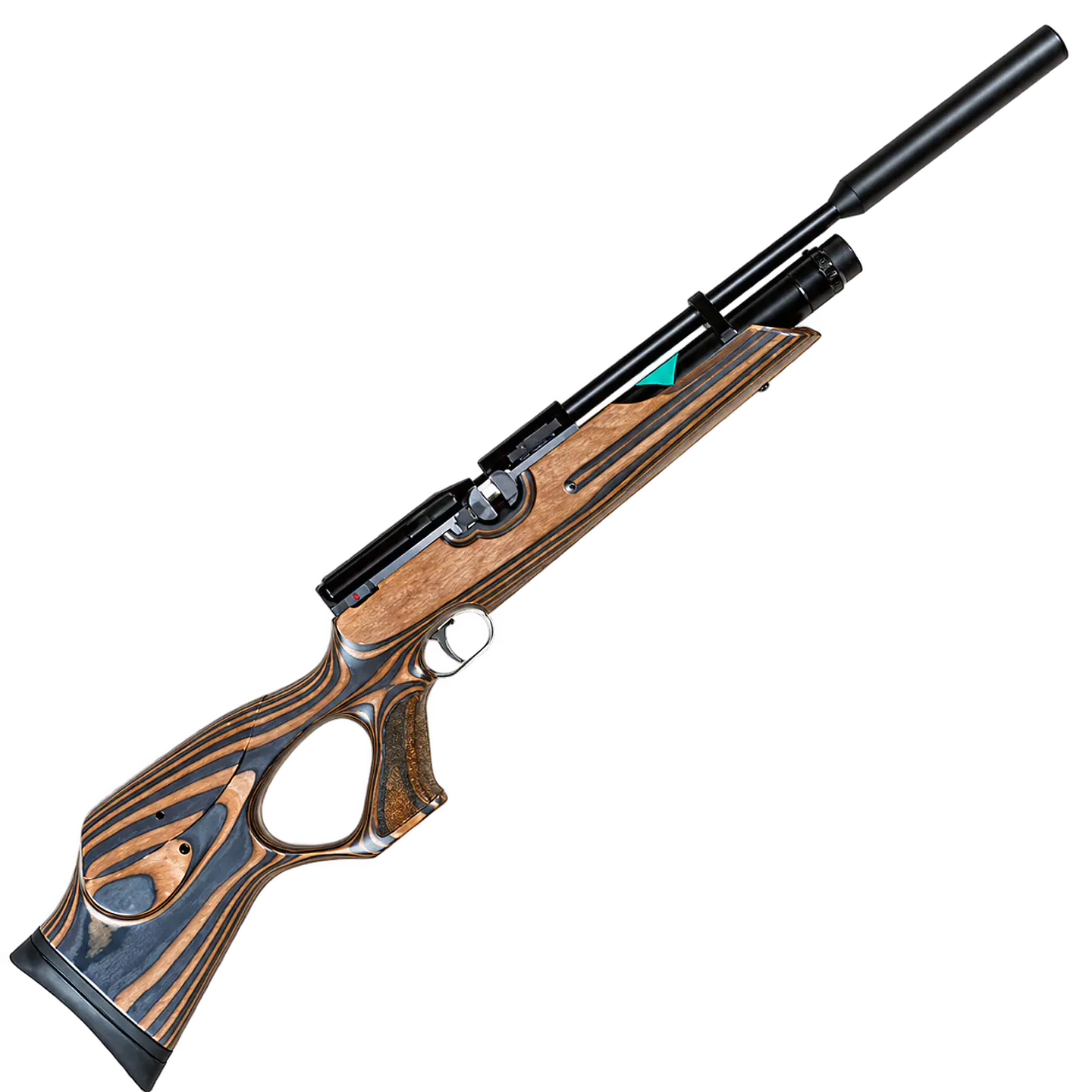 Rifle PCP Weihrauch HW 100 T Laminado 5.5 mm + funda + postones 1