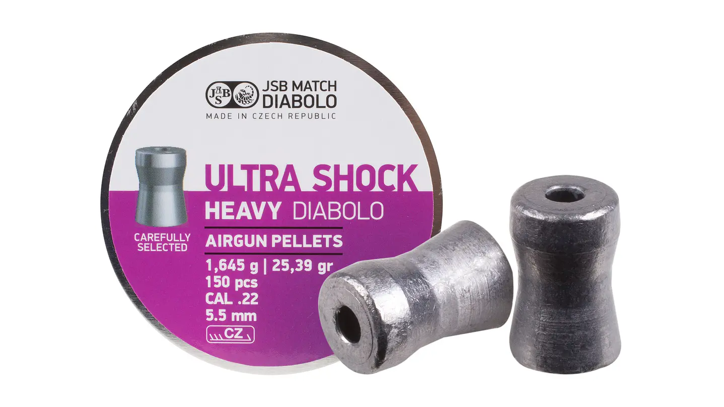 JSB ULTRA SHOCK HEAVY DIABOLO 25.39 1