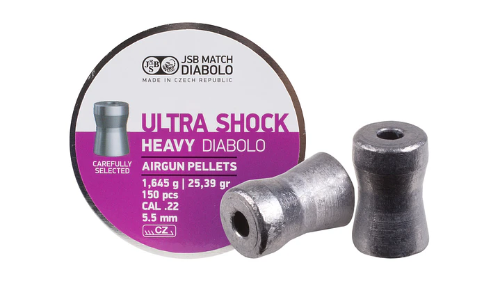 JSB ULTRA SHOCK HEAVY DIABOLO 25.39 1